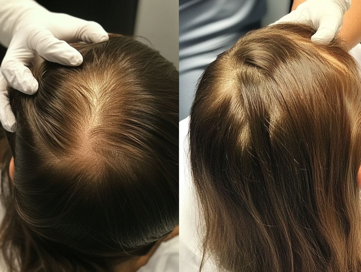2. Which therapy is more effective for treating women's hair thinning?